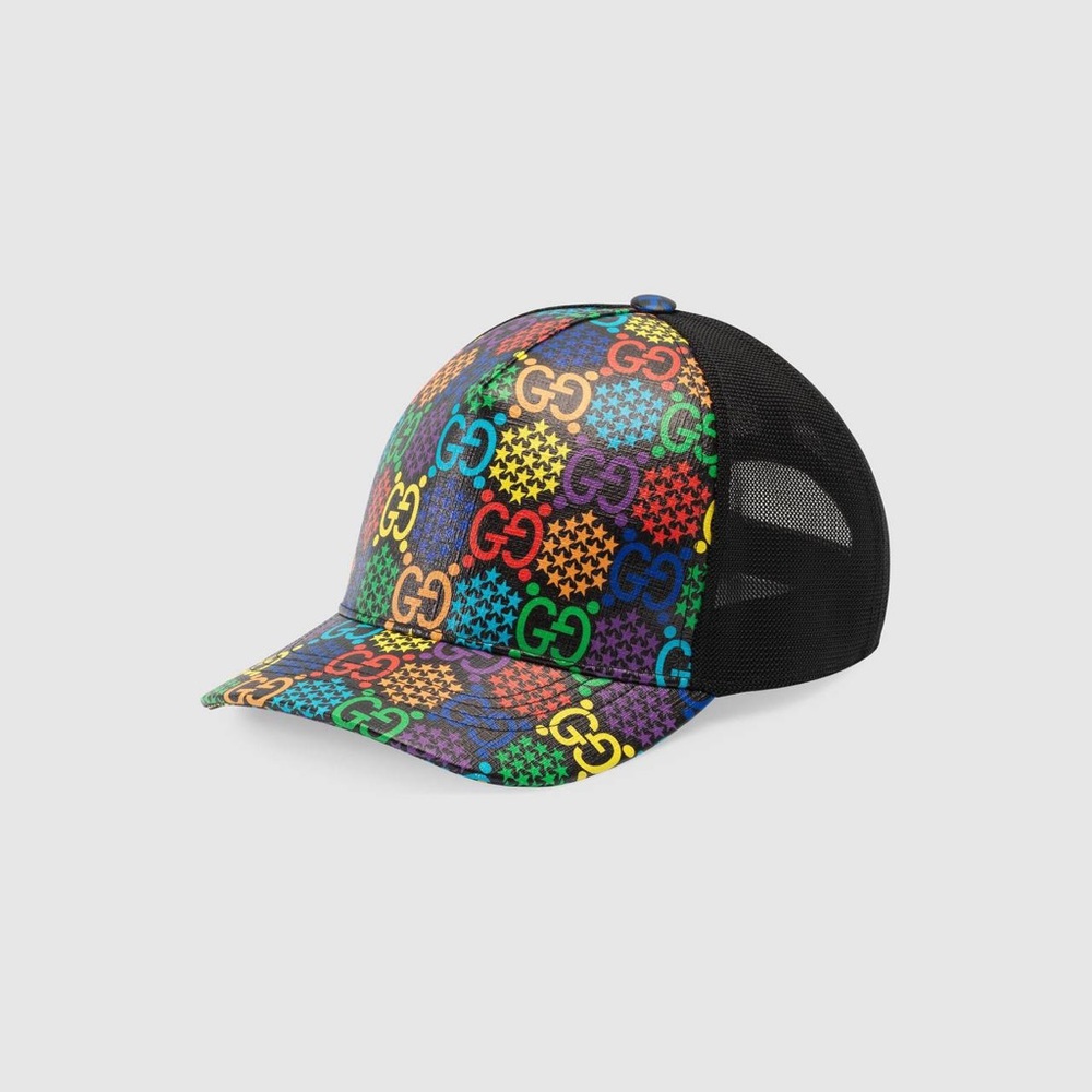 NWT Authentic Gucci Psychedelic Baseball Hat 🧢 Pride M